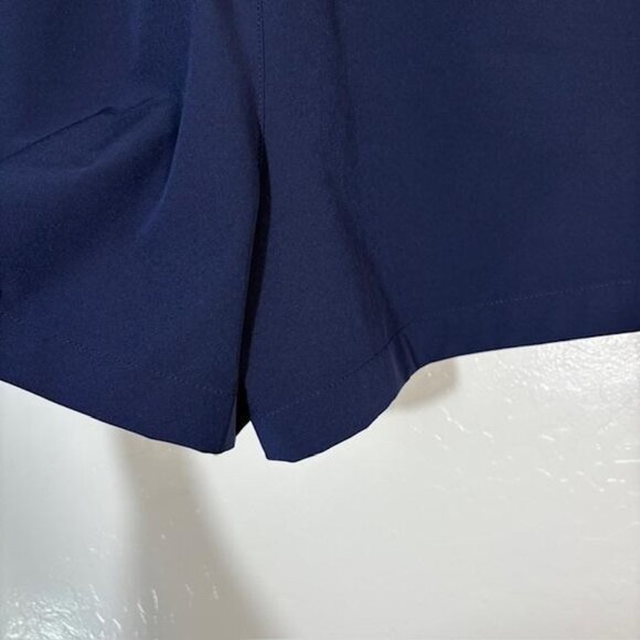RLX Ralph Lauren Shorts Womens Small Navy Pleated Golf Athletic Stretch Active - Picture 4 of 10